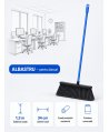 Mătură cu coadă metalică albastră, 1,3 m, lățime 34 cm – pentru birouri