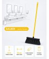 Mătură cu coadă metalică galbenă, 1,3 m, lățime 34 cm – pentru lavoare