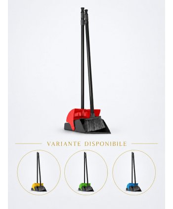 Set matura si faras profesional cu coada inalta reglabila pe inaltime, capac rabatabil, lamela cauciuc, rosu, cf cod culori UE