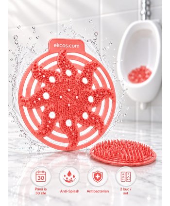 EKCOS® Power Screen Melon - 2 Site Odorizante Profesionale pt Pisoar, anti stropire, antibacteriene, antimicrobiene