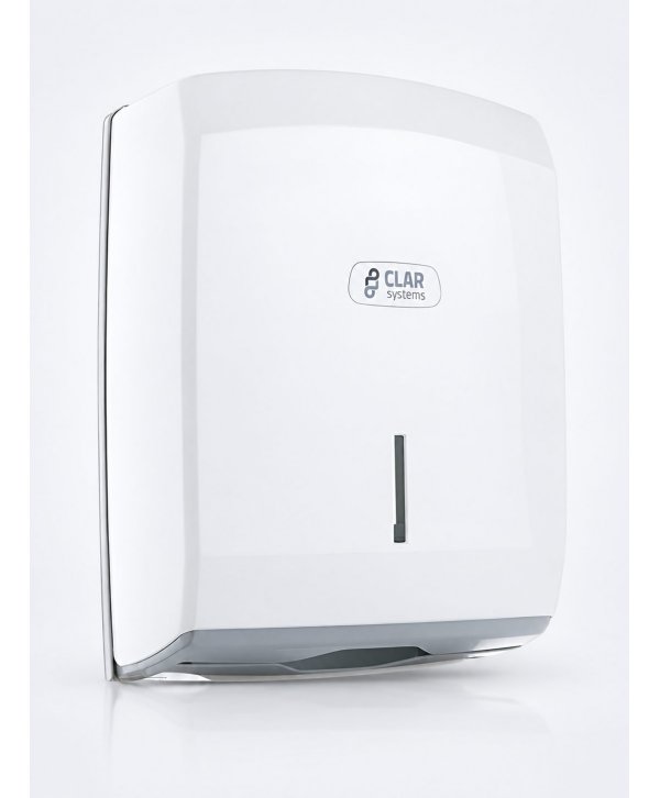 Dispenser Prosop Hârtie CLAR Systems I-NOVA alb – Funcționalitate și Eleganță pentru Spații de Igienă Profesională Dispenser Prosop Hârtie CLAR Systems I-NOVA alb – Funcționalitate și Eleganță pentru Spații de Igienă Profesională