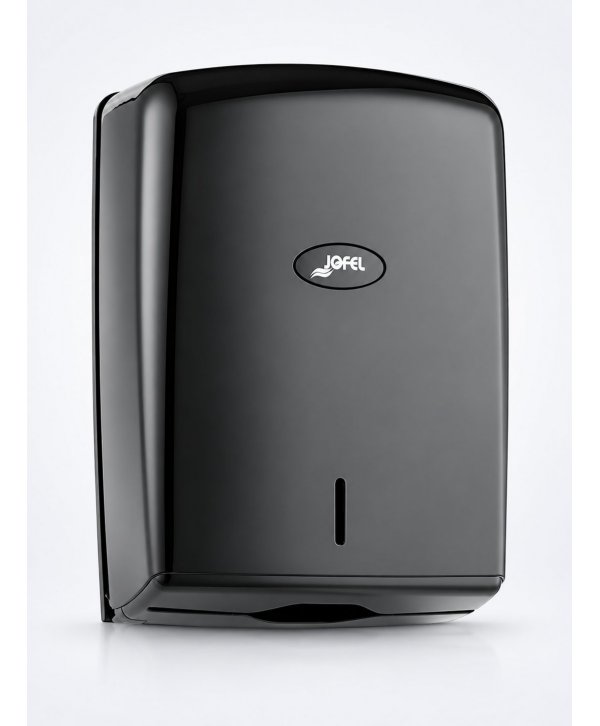 Dispenser Prosoape Pliate Jofel SMART Negru – Eleganță și Funcționalitate pentru Spații Moderne Dispenser Prosoape Pliate Jofel SMART Negru – Eleganță și Funcționalitate pentru Spații Moderne