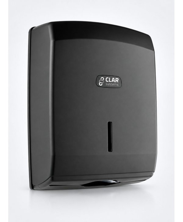 Dispenser Prosop Hârtie Pliat CLAR Systems I-NOVA Negru Mat – Eleganță și Funcționalitate pentru Spații de Igienă Premium Dispenser Prosop Hârtie Pliat CLAR Systems I-NOVA Negru Mat – Eleganță și Funcționalitate pentru Spații de Igienă Premium