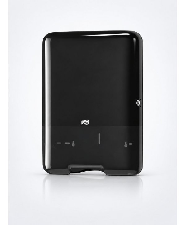 Tork 553008 – Dispenser Prosoape Hârtie Pliată H3, Negru, Elevation Design