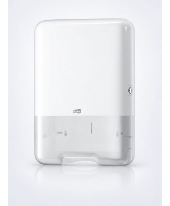 Tork 553000 – Dispenser Prosoape Hârtie Pliată H3, Alb, Elevation Design
