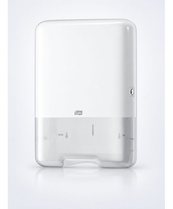 Tork 553000 – Dispenser Prosoape Hârtie Pliată H3, Alb, Elevation Design Tork 553000 – Dispenser Prosoape Hârtie Pliată H3, Alb, Elevation Design