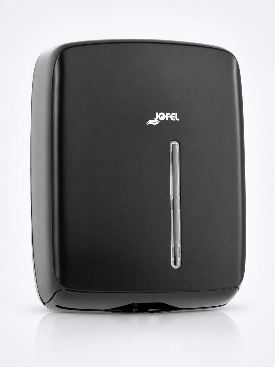 Dispenser Prosop Hârtie Z-Fold Jofel TIMELESS, Negru Mat – Igienă Elegantă, Rezistență și Sustenabilitate