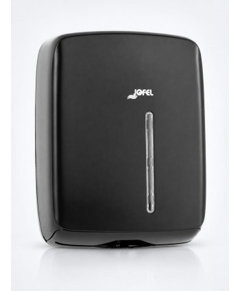 Dispenser Prosop Hârtie Z-Fold Jofel TIMELESS, Negru Mat – Igienă Elegantă, Rezistență și Sustenabilitate