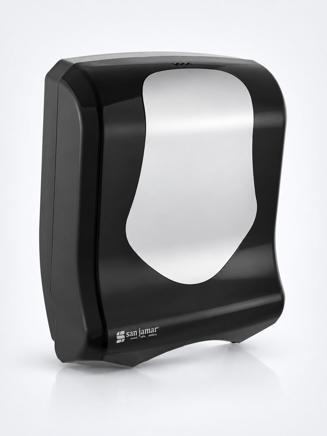 Dispenser Profesional Prosoape de Hârtie Pliate San Jamar® SUMMIT – Negru & Cromat – Eleganță, Durabilitate și Igienă Premium