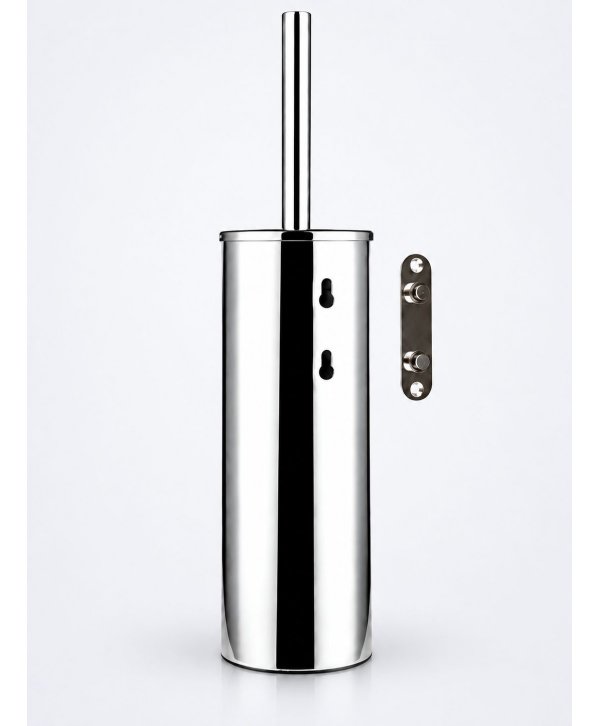 Perie WC cu Suport Profesional din Inox AISI 304 – Grosime 1 mm, Finisaj Lucios, Montaj Perete / Pardoseală Perie WC cu Suport Profesional din Inox AISI 304 – Grosime 1 mm, Finisaj Lucios, Montaj Perete / Pardoseală