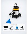 Aspirator profesional injecție-extracție ArliTech® 20CC Inox – Curățenie Profesională pentru Covoare și Tapițerii