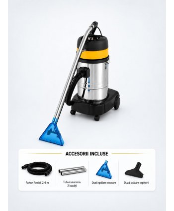 Aspirator profesional injecție-extracție ArliTech® 35CC – Curățenie Profesională pentru Covoare, Tapițerii și Suprafețe Dure
