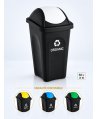 Cos de gunoi pt colectare selectiva deseuri organice 60 litri, capac batant