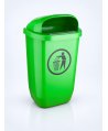 Coș de Gunoi Stradal Verde 50L – Ideal Pentru Colectare Selectivă a Produselor din Sticlă