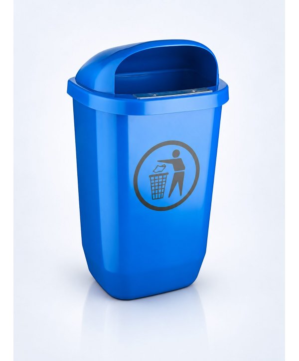Coș de Gunoi Stradal Albastru 50L – Ideal Pentru Colectare Selectivă Hârtie și Carton Coș de Gunoi Stradal Albastru 50L – Ideal Pentru Colectare Selectivă Hârtie și Carton