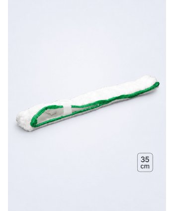 Mop din Microfibră pentru Spălat Geamuri, 35 cm – Ultra Absorbant cu Sistem de Prindere cu Scai ArliSoft®