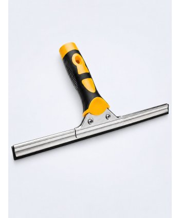 Racletă Profesională Premium din Inox pentru Geamuri – 35 cm – Compatibilă cu Mânere Telescopice conice