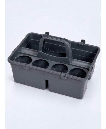 Suport Profesional ArliSoft® pentru Transportul Produselor de Curățenie – Compact, Ergonomic și Versatil