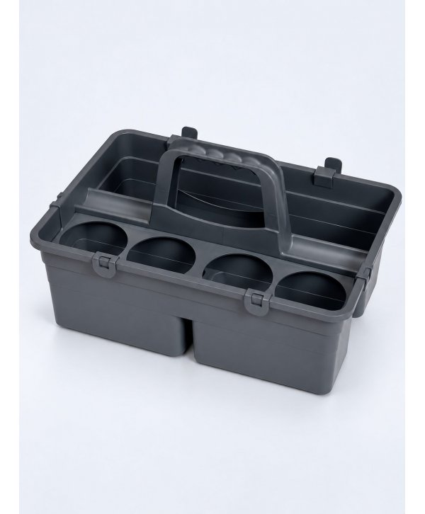 Suport Profesional ArliSoft® pentru Transportul Produselor de Curățenie – Compact, Ergonomic și Versatil
