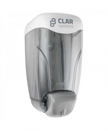  Dozatoare de sapun din ABS - Dozator de sapun lichid, alb/transparent, Clar Systems, 800 ml - arli.ro