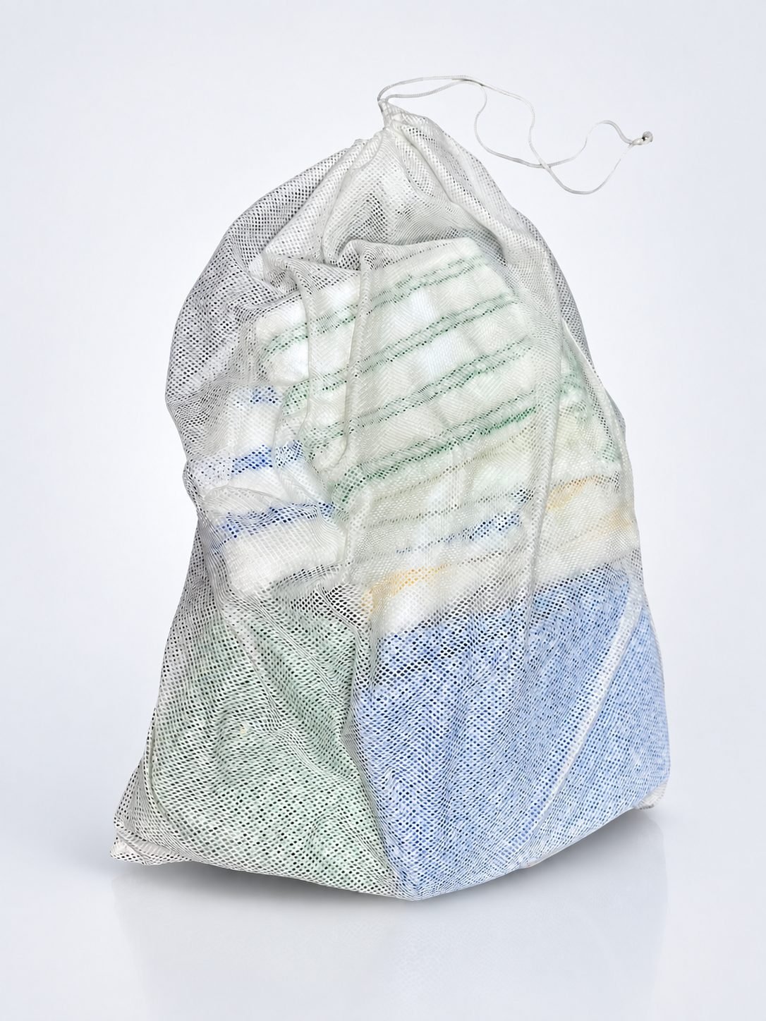 Sac Profesional Tip Plasă 80 × 60 cm  Pentru Spălarea Mopurilor | Rezistență 95°C | Conform Ordin MS 1761/2021