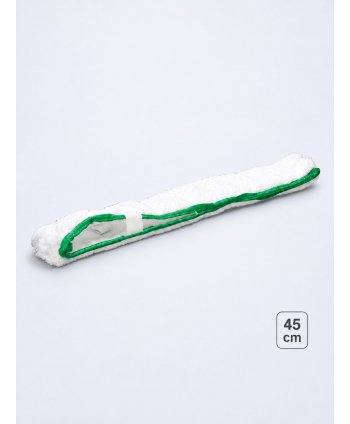 Mop din Microfibră pentru Spălat Geamuri, 45 cm – Ultra Absorbant cu Sistem de Prindere cu Scai ArliSoft®