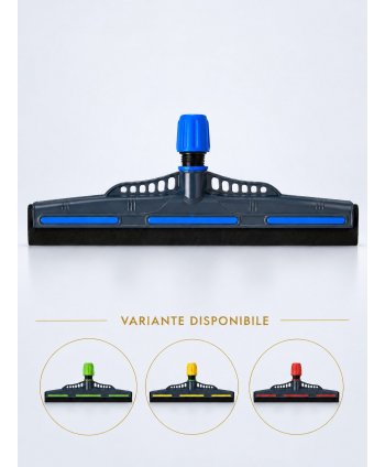 Racleta albastra pentru indepartat lichide de pe podea, lama din spuma poliuretanica 45 cm, fixare cu filet / clema Kentucky