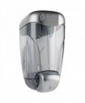  Dozatoare de sapun din ABS - Dozator de sapun lichid, cromat/transparent, Clar Systems, 800 ml - arli.ro