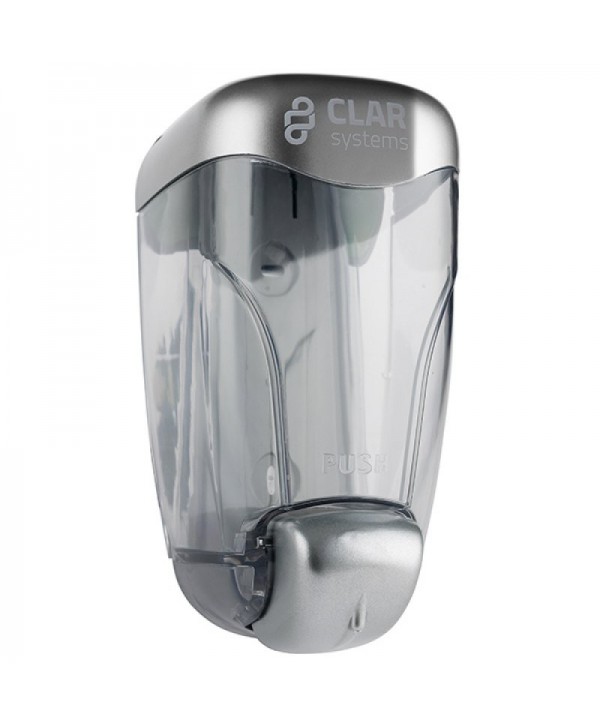 Dozatoare de sapun - - Dozator de sapun lichid Clar Systems din gama Trendy, ABS antistatic metalizat, 800 ml, rezervor cu reumplere, Spania - arli.ro