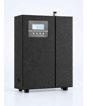 Dispenser de ulei esential odorizant, acoperire 200 mp, priza, metalic, cheie, HVAC, nebulizare, negru, ArliScent 200P
