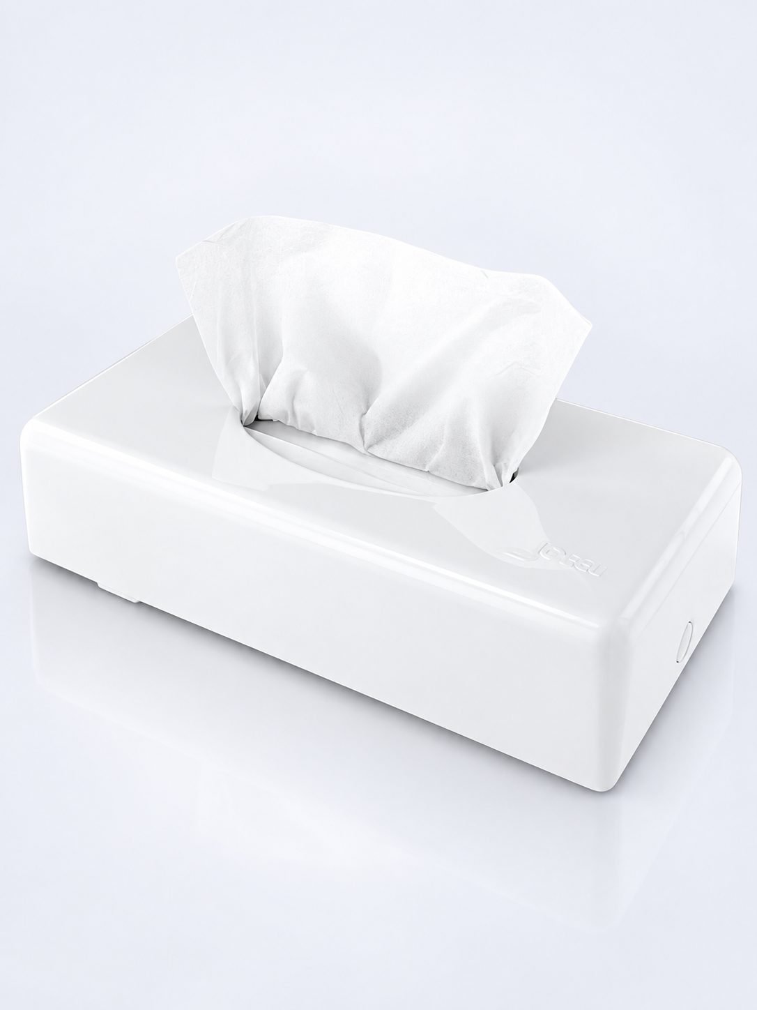 Dispenser Șervețele Faciale Jofel – Versiune 2-în-1 pentru Perete și Birou, Compact și Igienic