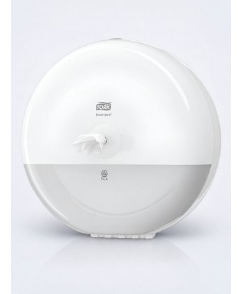 Dispenser hârtie igienică Tork SmartOne® T8 Alb cod 680000 - porție cu porție, economic, trafic intens