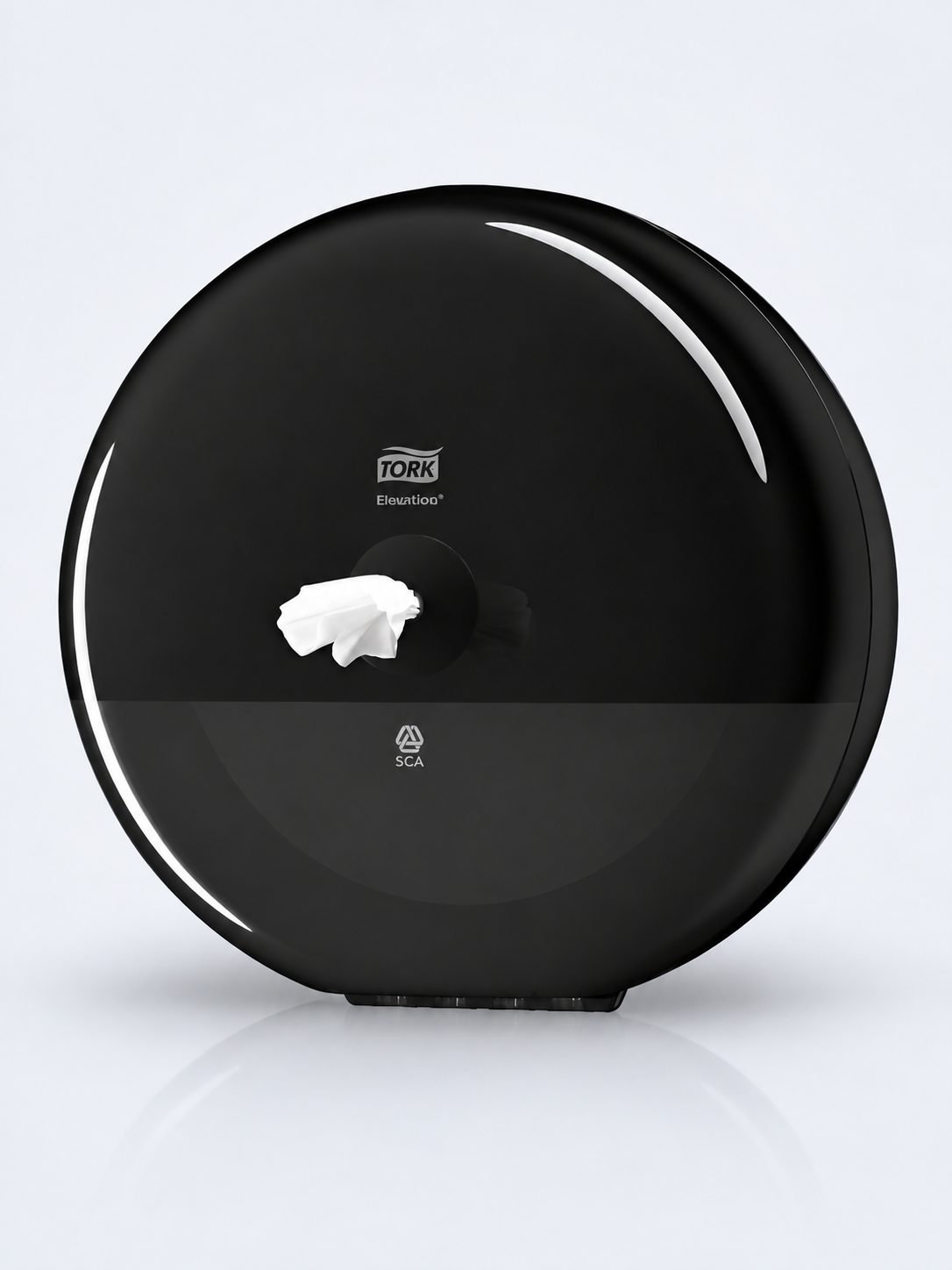Dispenser hârtie igienică Tork SmartOne® T8 Negru cod 680008 - porție cu porție, economic, trafic intens