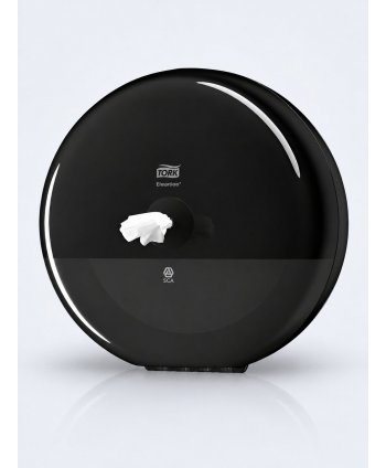 Dispenser hârtie igienică Tork SmartOne® T8 Negru cod 680008 - porție cu porție, economic, trafic intens