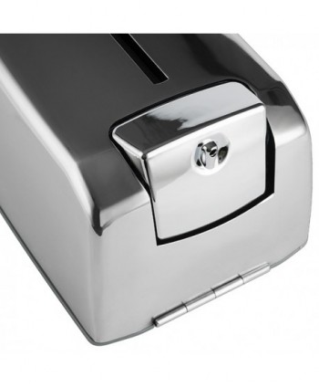 Dozator din inox pentru sapun lichid, finisaj lucios, design minimalist din gama INNEX de la Clar Systems, 1100 ml