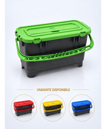 Găleată Etanșă ArliPlus® 20L cu Garnitură de Cauciuc pt Preimpregnare Mopuri în Spitale Bucătării/Zona Alimente