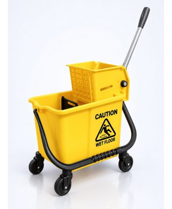 Găleată de curatenie cu separator ArliPlus® 20L Galbenă – Ideală pentru curățarea suprafețelor din băi