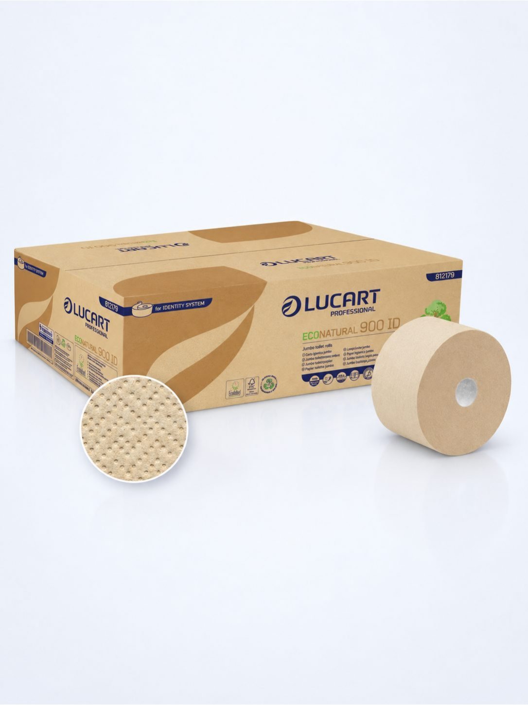 Hârtie Igienică EcoNatural (10.800 utilizări) - 12 role/box - Natura câștigă un copac la fiecare 6 box