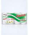 Hârtie Igienică PARISS – 3 Straturi | 100% Celuloză | 8 Role | Parfum Mușețel