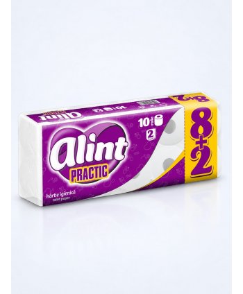Hârtie Igienică Alint Practic - 10 role/box – Practic, Economic și Delicat