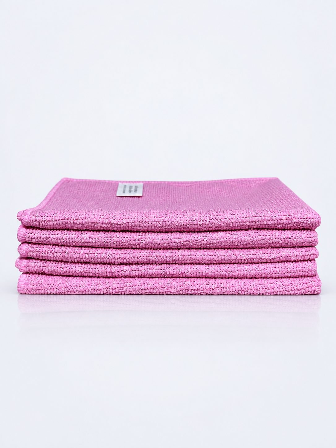 Pachet 5 lavete microfibră ULTRA 38×38 cm, 32 g – Rosu pentru Toalete și Zone de Deșeuri