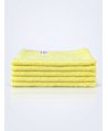 Pachet 5 lavete microfibră ULTRA 38×38 cm, 32 g – Galben pentru Suprafețe din Băi