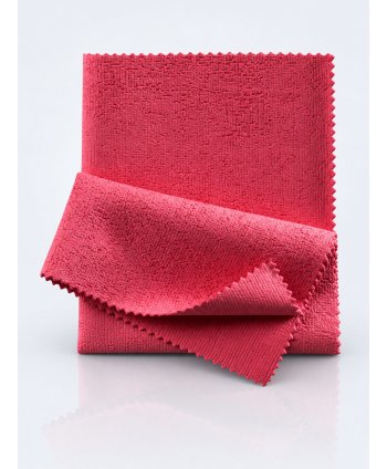 Pachet 10 Lavete Microfibră Rezistente la Dezinfectanti pt Spitale, 35×40 cm, Roșii pt Risc Ridicat de Contaminare