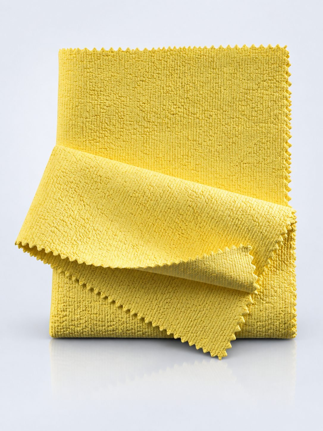 Pachet 10 Lavete Microfibră Rezistente la Dezinfectanti pt Spitale, 35×40 cm, Galbene pentru Zone cu Risc Mediu