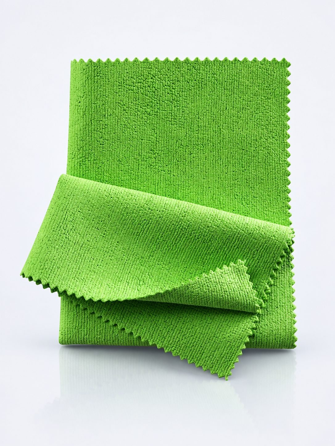 Pachet 10 Lavete Microfibră Rezistente la Dezinfectanti pt Spitale, 35×40 cm Verzi pentru Zone Alimentare