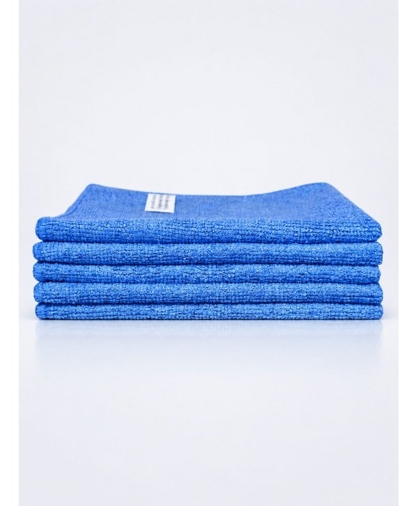Pachet 5 lavete microfibră ULTRA 38×38 cm, 32 g – Albastru pentru Spații Administrative Pachet 5 lavete microfibră ULTRA 38×38 cm, 32 g – Albastru pentru Spații Administrative