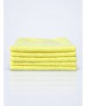 Pachet 5 lavete microfibră ULTRA 40×40 cm, 42 g – Galben pentru Suprafețe din Băi