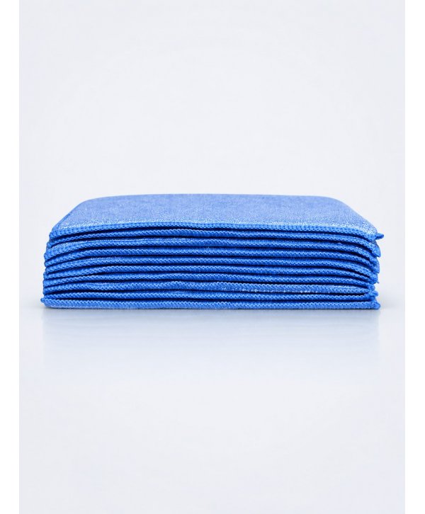 Pachet 10 Lavete Microfibră SPONGE (Tip Burete) Putere Maximă de Absorbție, Albastre