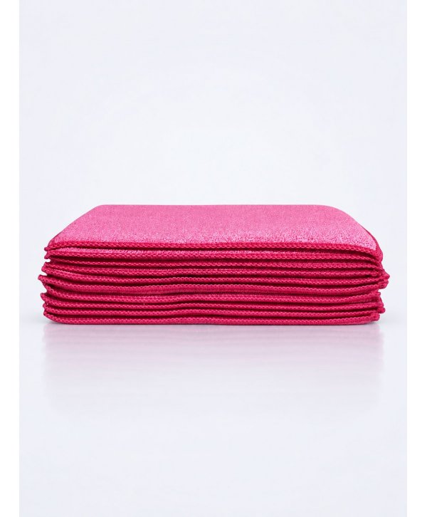 Pachet 10 Lavete Microfibră SPONGE (Tip Burete) Putere Maximă de Absorbție, Rosii