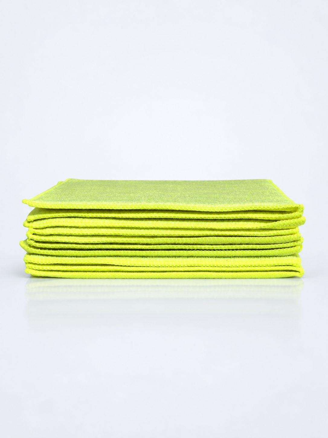 Pachet 10 Lavete Microfibră SPONGE (Tip Burete) Putere Maximă de Absorbție, Galbene